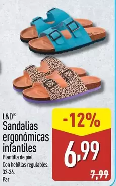 L&D - Sandalias Ergonomicas Infantiles