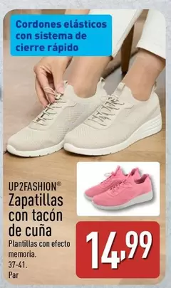 Up2fashion - Zapatillas Con Tacon De Cuna