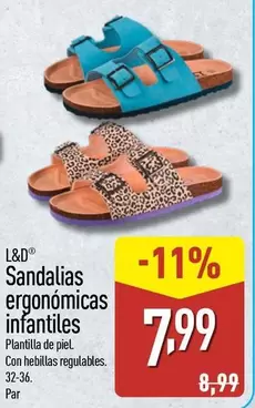 L&D - Sandalias Ergonomicas Infantil