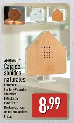 Ambiano - Caja De Sonidos Naturales