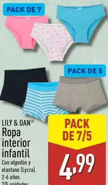 Lily & Dan - Ropa Interior Infantil