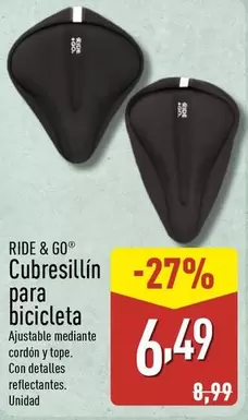 Ride & Go - Cubresillin Para Bicicleta