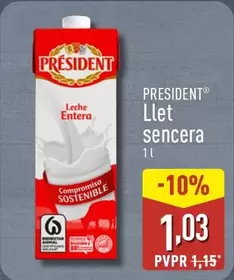 Président - Llet Sencera