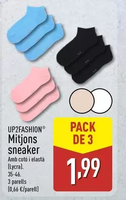 Up2fashion - Mitjons Sneaker