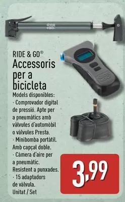 Ride & Go - Accessoris Per A Bicicleta