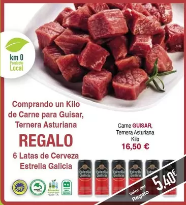 Estrella Galicia - Carne Guisar