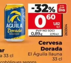 El Águila - Cerveza Dorada 