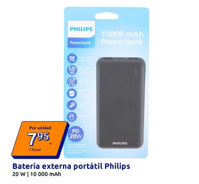 Philips - Batería Externa Portátil