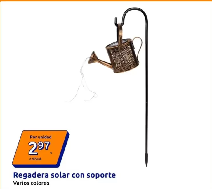 Regadera Solar Con Soporte