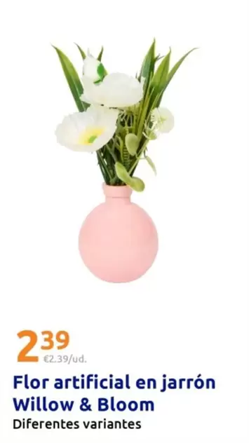 Flor Artificial En Jarron Willow & Bloom