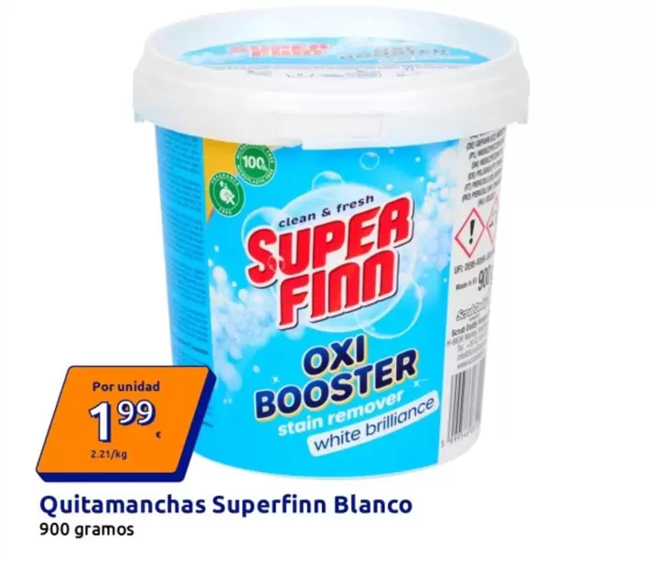 Superfinn - Quitamanchas Blanco
