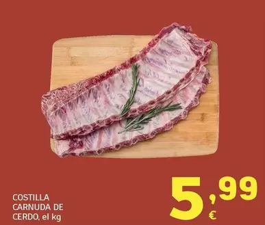 Costilla Carnuda De Cerdo