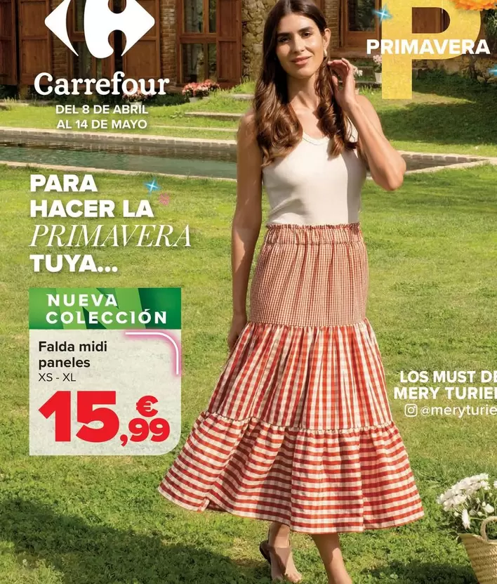 Falda Midi Paneles