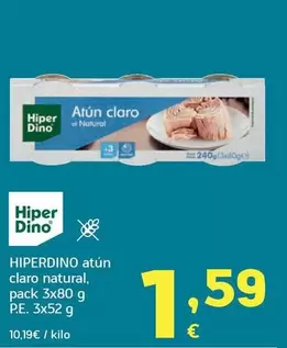 Hiperdino - Atun Claro Natural