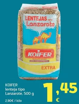 Koifer - Lenteja Tipo Lanzarote