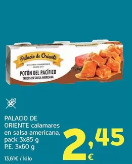 Palacio De Oriente - Calamares En Salsa Americana