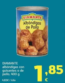 Diamante - Albondigas Con Guisantes O De Pollo