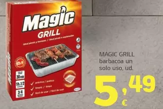 Magic - Grill Barbacoa Un Solo Uso, Ud