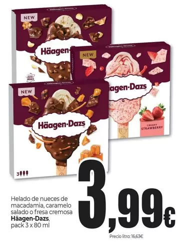 Häagen-Dazs - Helado De Nueces De Macadamia