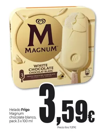 Frigo - Helado Magnum Chocolate Blanco