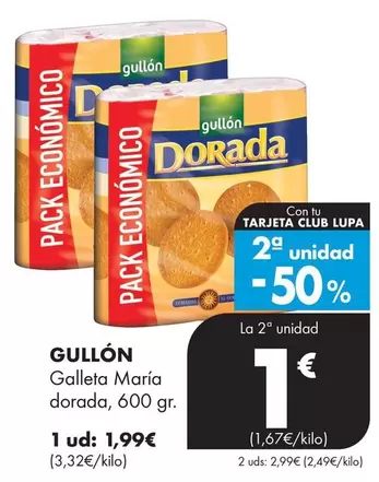 Gullón - Galleta Maria Dorada