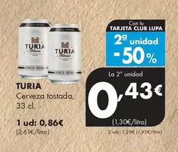 Turia - Cerveza Tostada