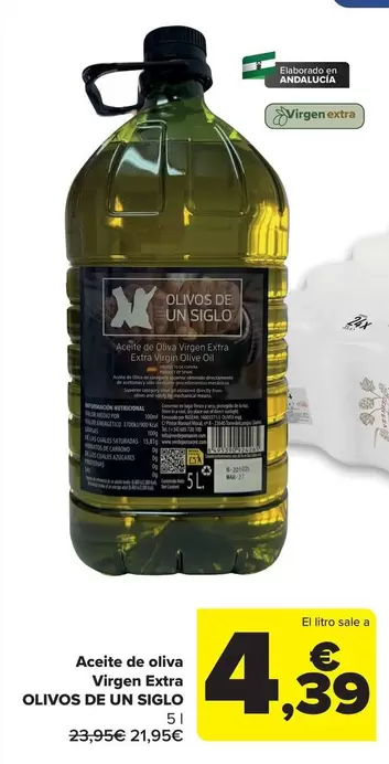 Siglo - Aceite De Oliva Virgen Extra