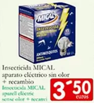Mical - Insecticida Aparato Electrico Sin Olor + Recambio