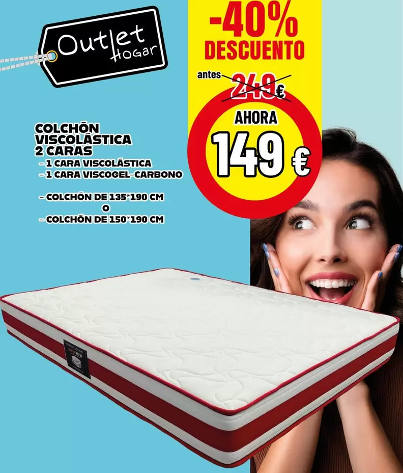 Colchon Viscolàstica 2 Caras