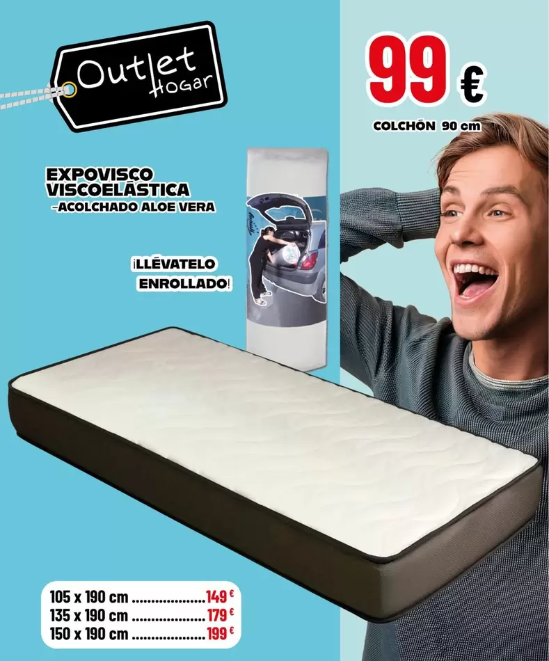 Exposito Viscoelastica Acolchado Aloe Vera