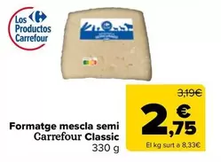 Carrefour - Classic - Formatge Mescla Semi Classic