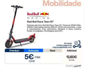 Red Bull - Racing Race Teen 10" 