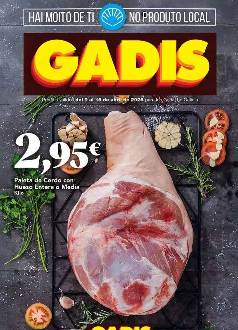 Abril - Paleta De Cerdo Con Hueso Extra