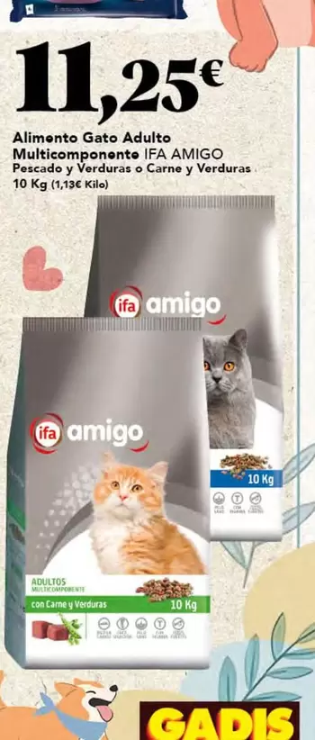 ifa amigo - Alimento Sate Adulto Multicomponente