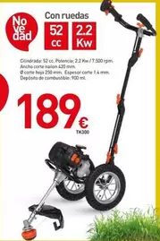 Desbrozadora De Gasolina Con Ruedas