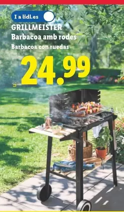 Grillmeister - Barbacoa Con Ruedas