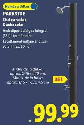 Parkside - Ducha Solar