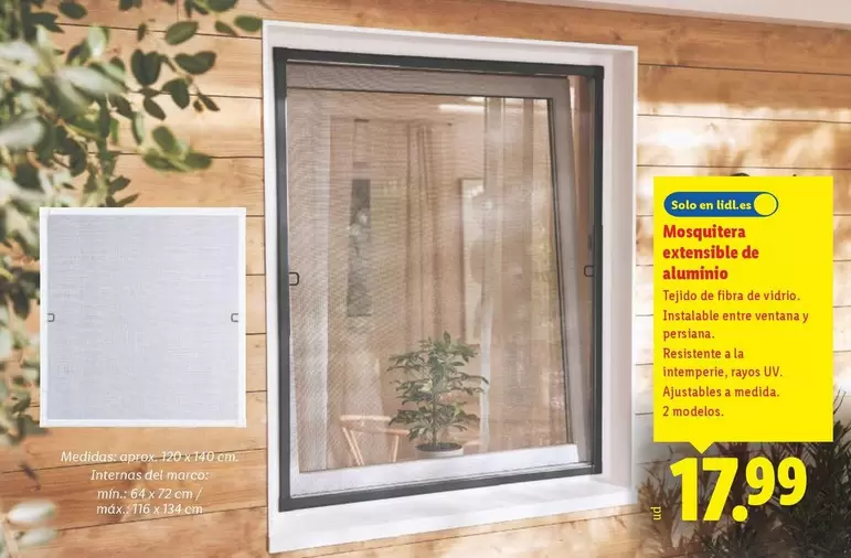 Mosquitera Extensible De Aluminio 