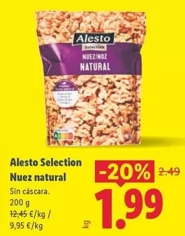 Alesto Selection - Nuez Natural