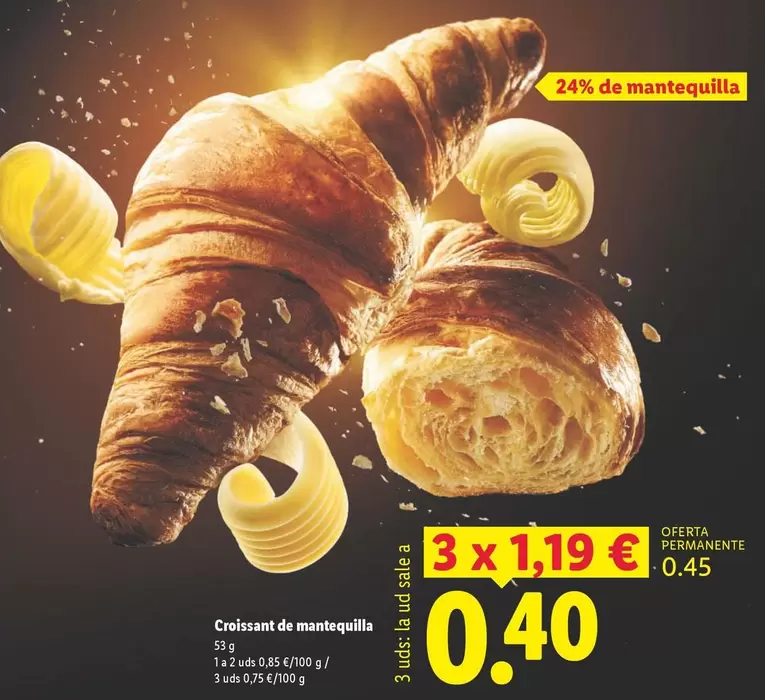 Croissant De Mantequilla 