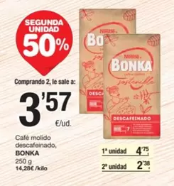 Bonka - Café Molido Descafeinado