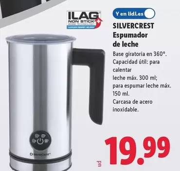 SilverCrest - Espumador De Leche