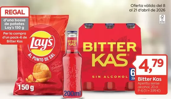 Bitter Kas - Aperitiu Sense Alcohol