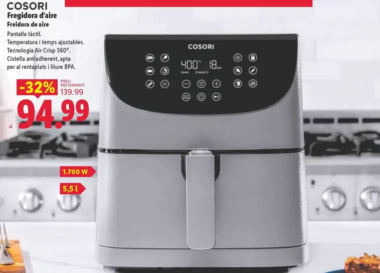 Cosori - Freidora De Aire