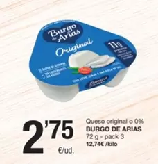 Burgo de Arias - Queso Original O 0%