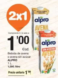 Alpro - Bebida De Avena O Avena Sin Azucar