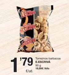 E.Escriva - Torreznos Barbacoa