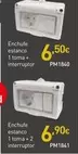 Enchufe Estanco 1 Toma + 2 Interruptor