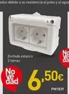 Enchufe Estanco 2 Tornas