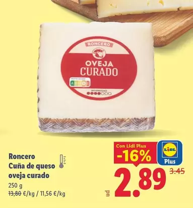 Roncero - Cuna De Queso Oveja Curado